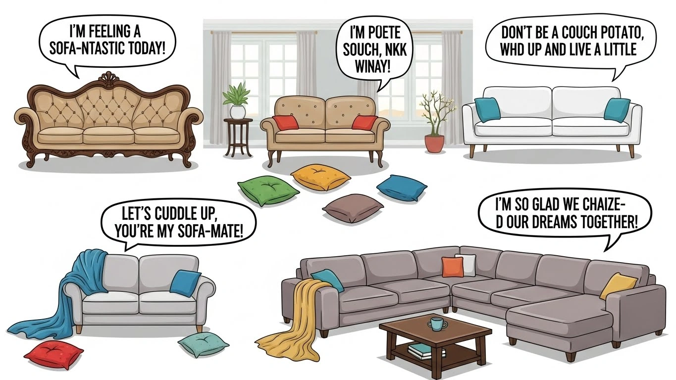 Animal & Pet Sofa Puns