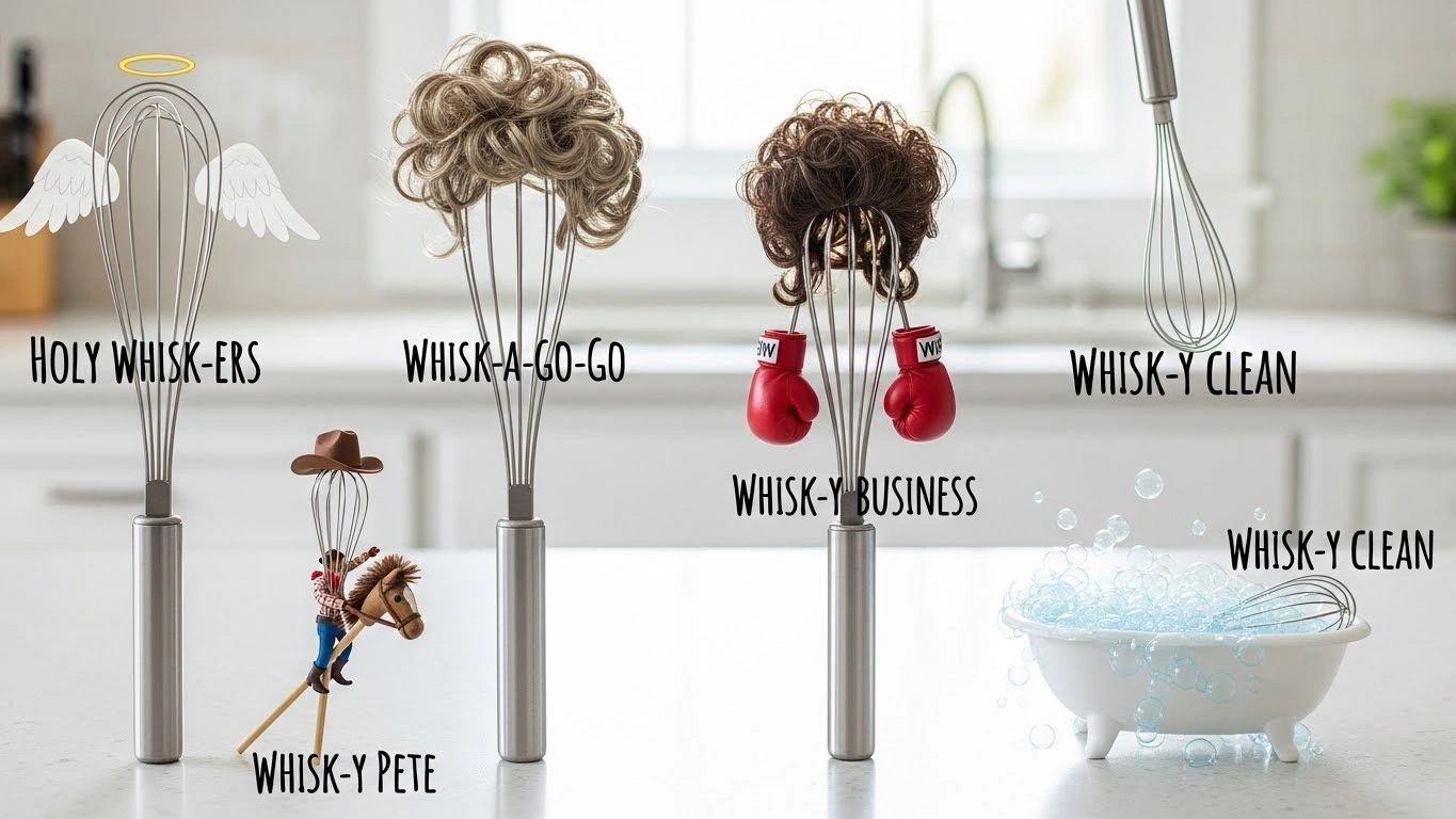 Cute Animal Whisk Puns