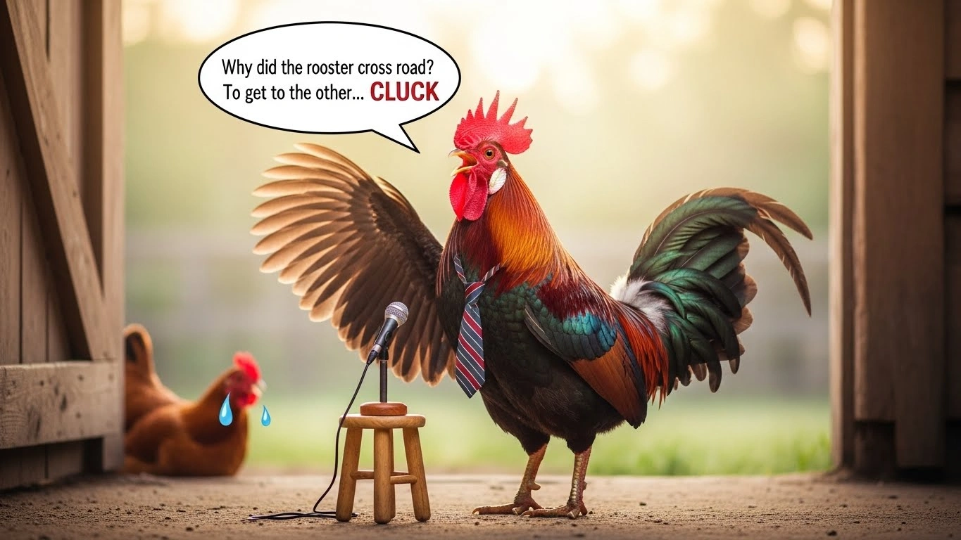 Egg-Related Rooster Jokes