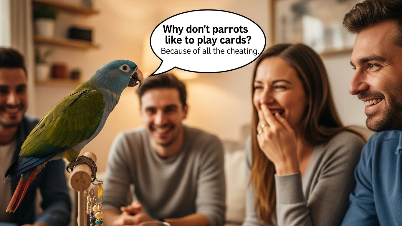 Food and Parrot Jokes