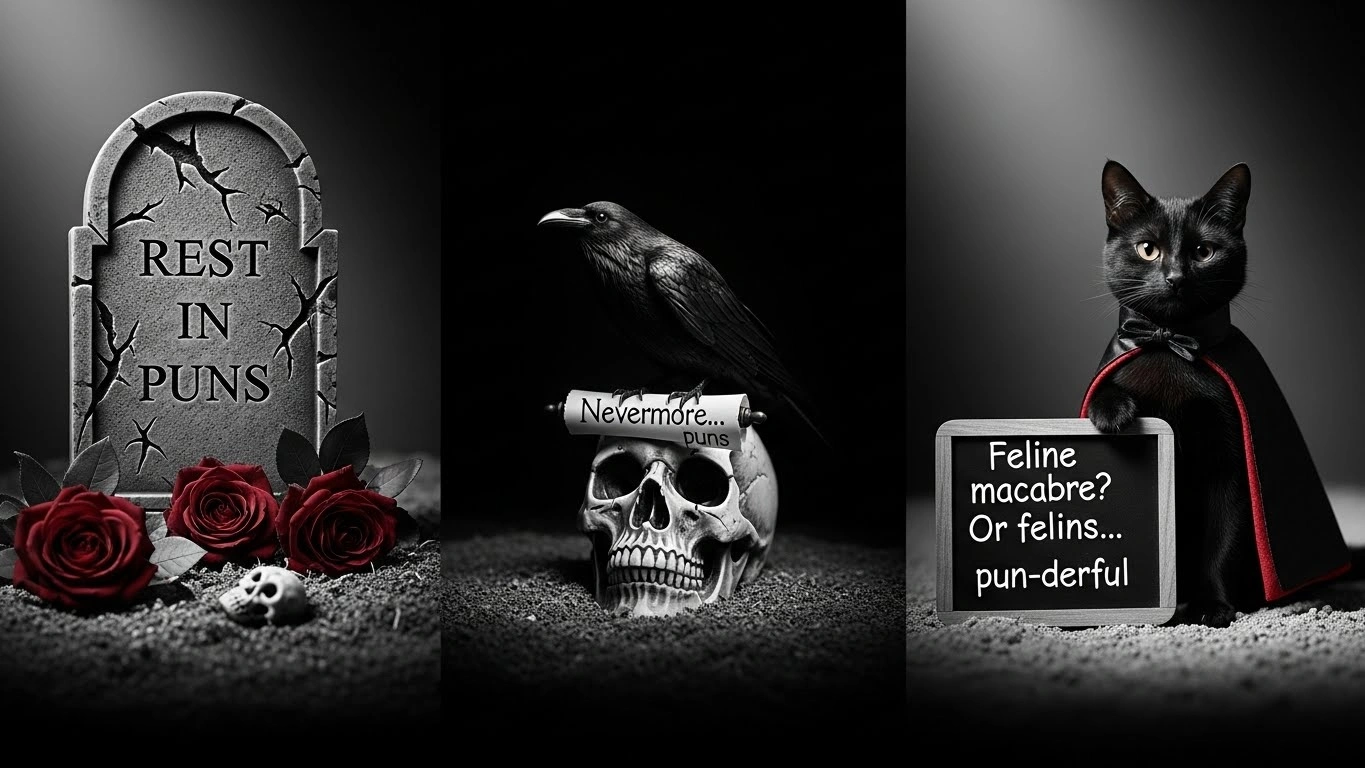 Halloween & Holiday Goth Puns