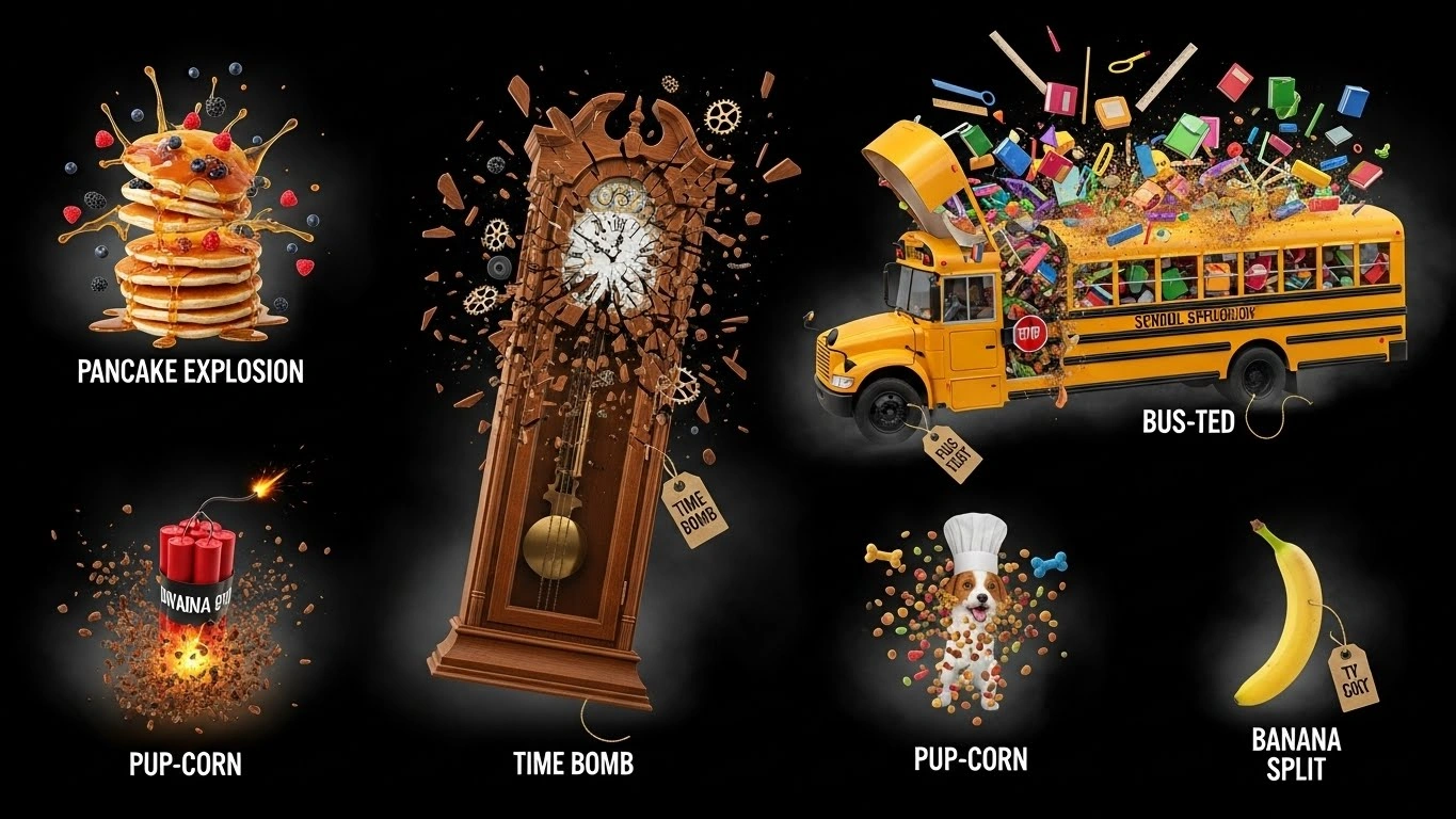 Kitchen & Cooking Exploding Puns