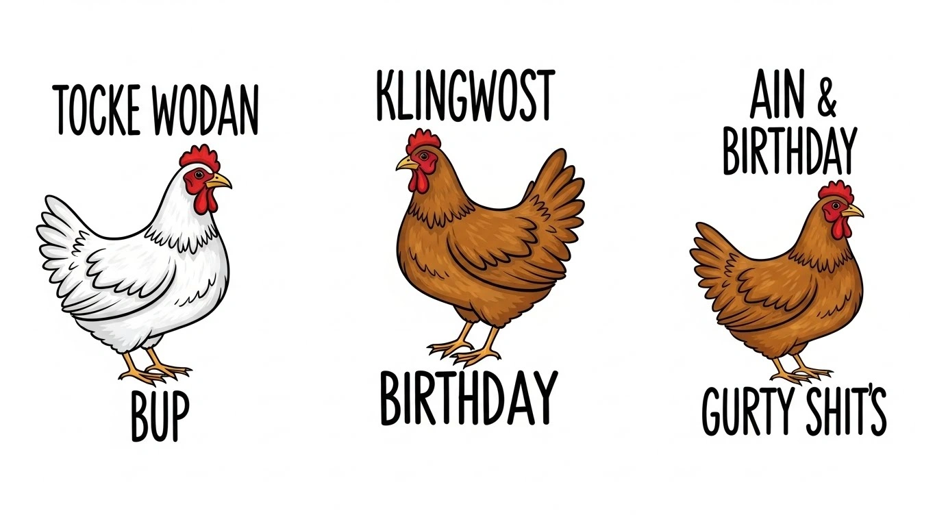 Sassy Chicken Birthday Puns