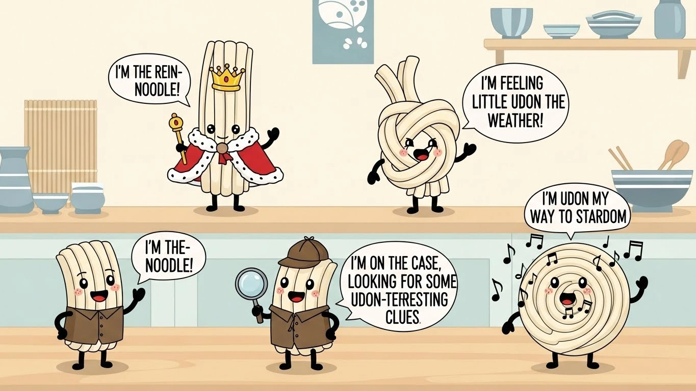 Seafood Udon Puns