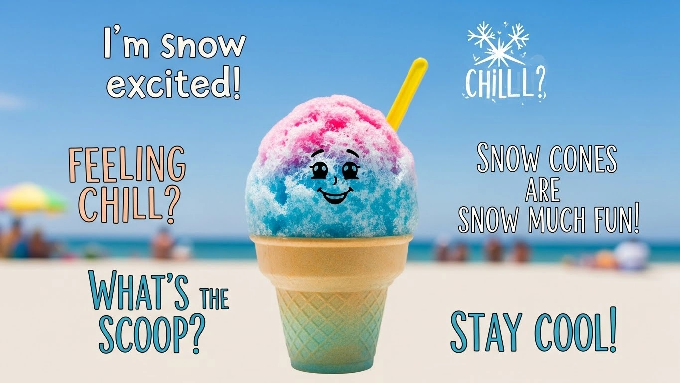Snow Cone Puns for Birthdays