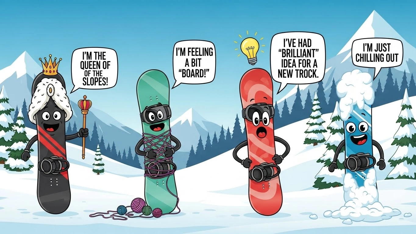Snowboard Puns About Speed