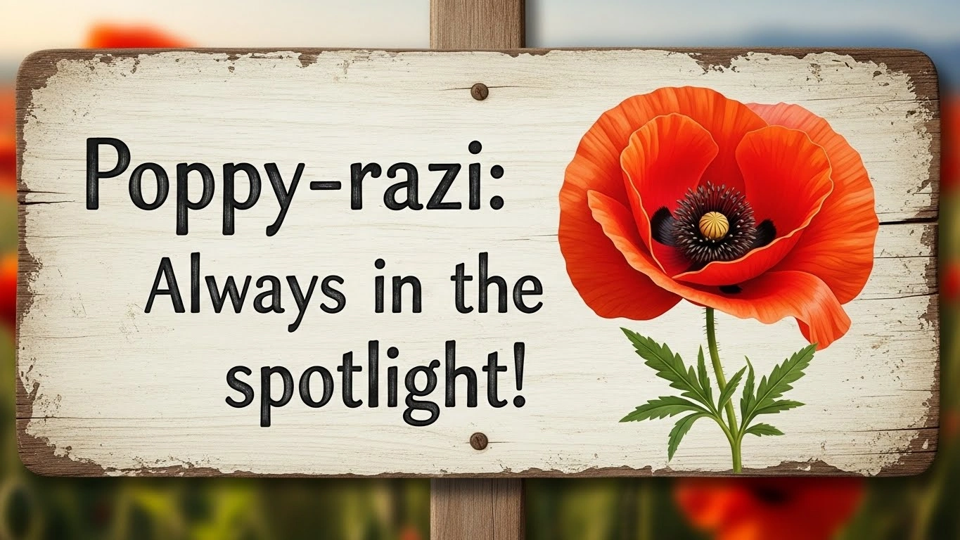 Sunshine & Happy Vibes Poppy Puns