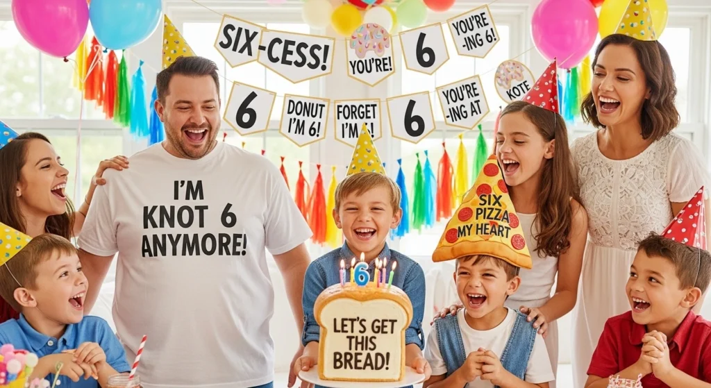 6th Birthday Puns Captions