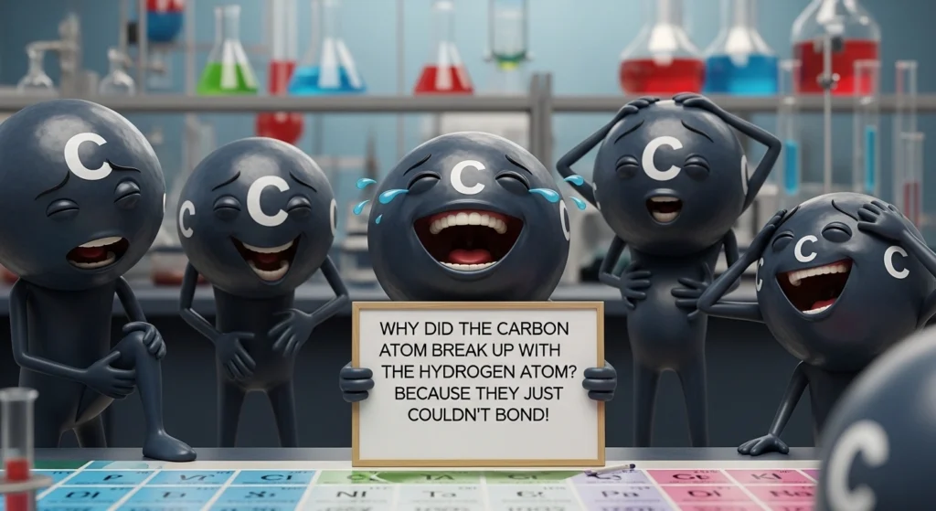 Carbon Puns One-Liners