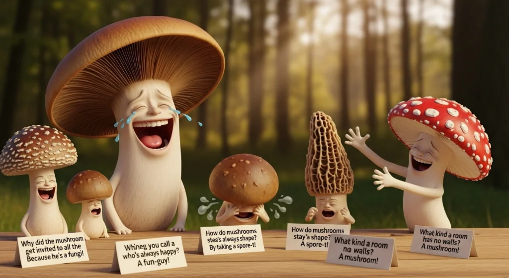 Cute Mushroom Puns