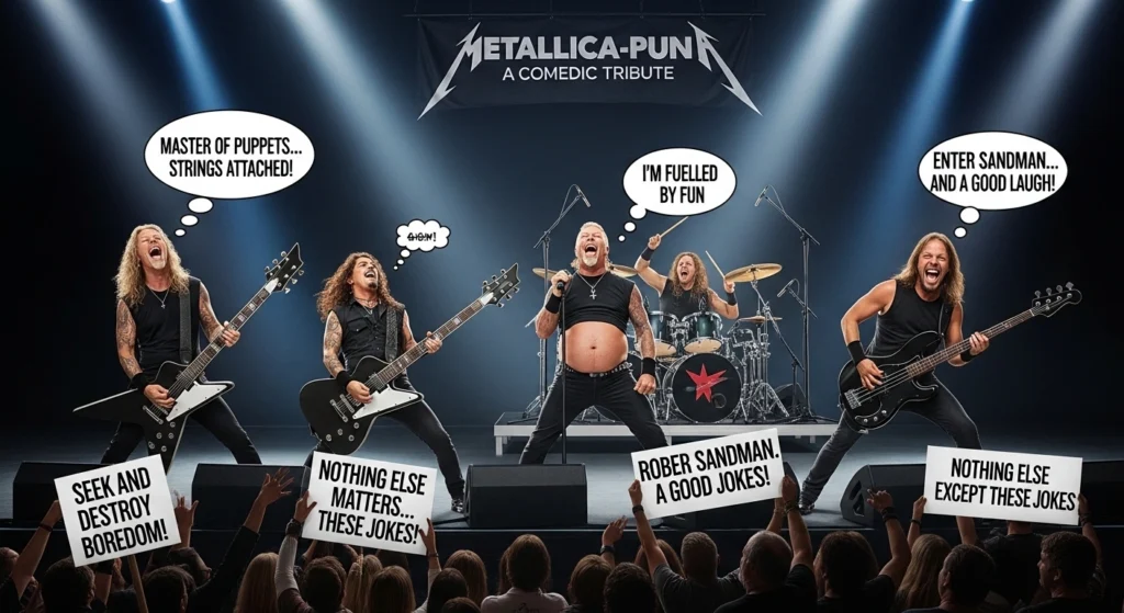 Metallica Puns One Liners