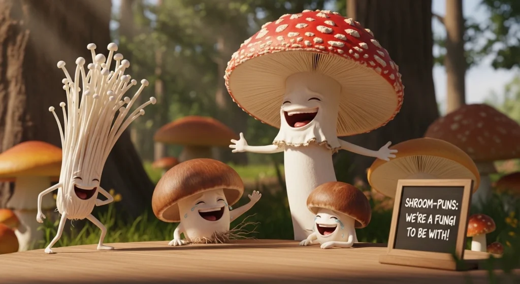 Mushroom Puns One-Liners