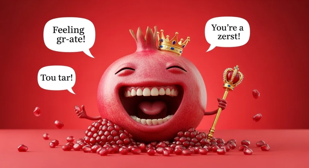 Pomegranate puns dirty