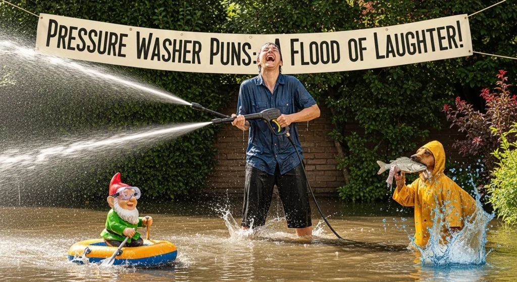 Pressure Washer Puns One Liners