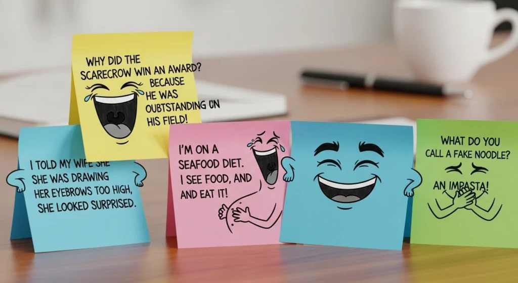 Sticky Note Puns for Students