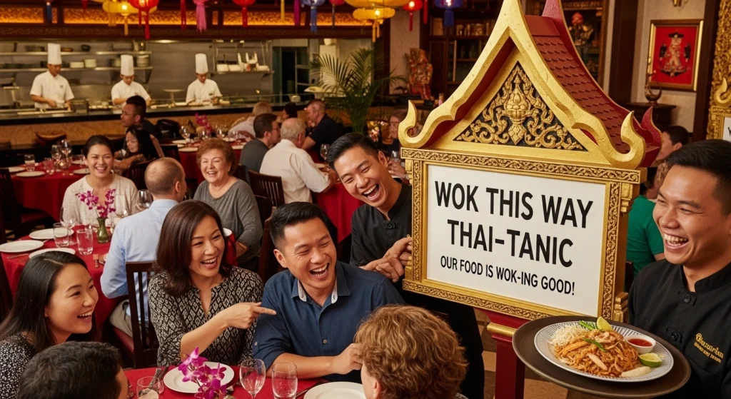 Thai Restaurant Puns One Liners
