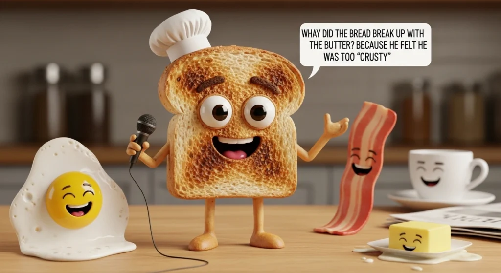 Toast Jokes One-Liners