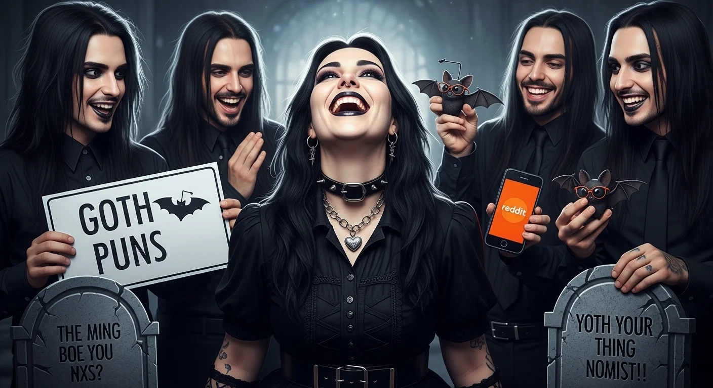 Goth Puns One-Liners