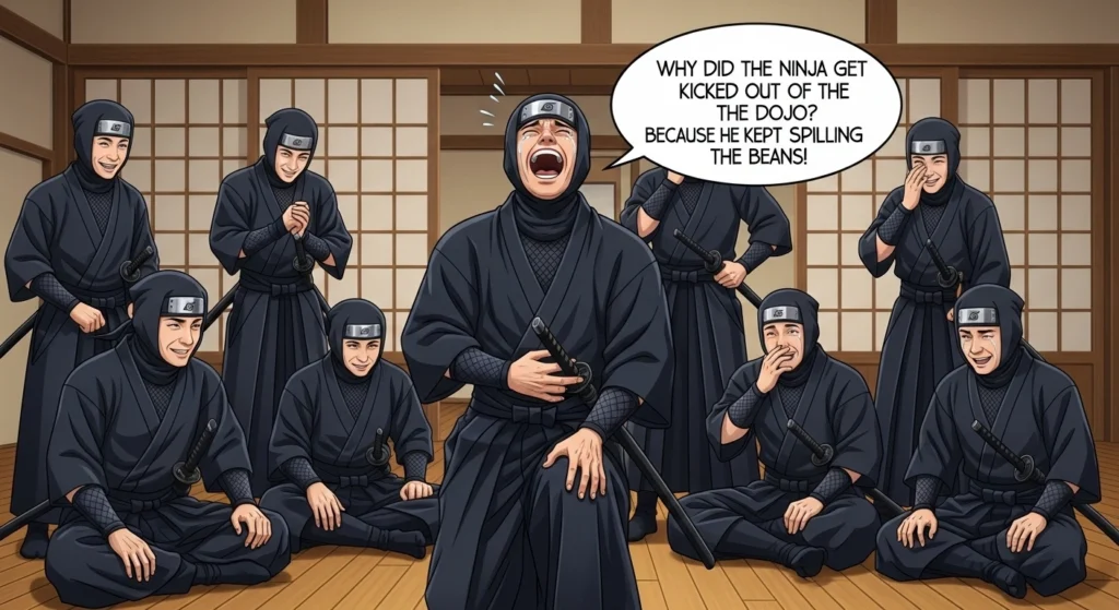 Ninja jokes upjoke