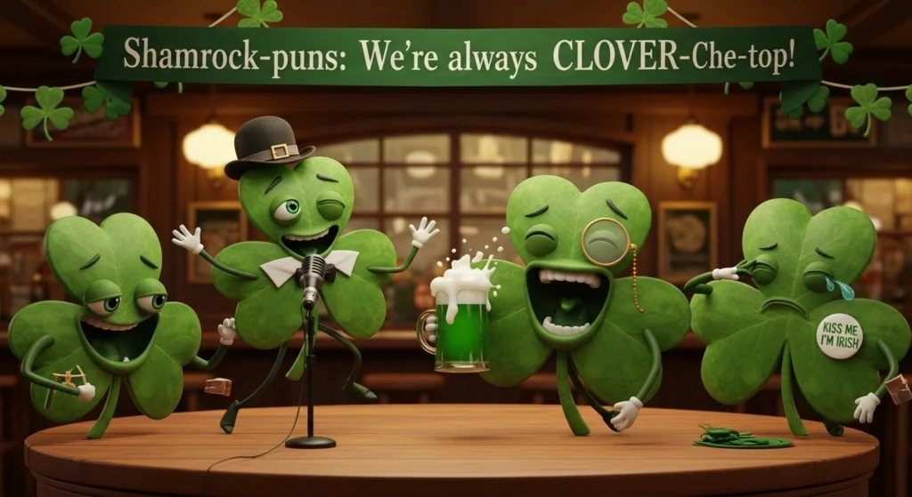 Shamrock Puns One Liners
