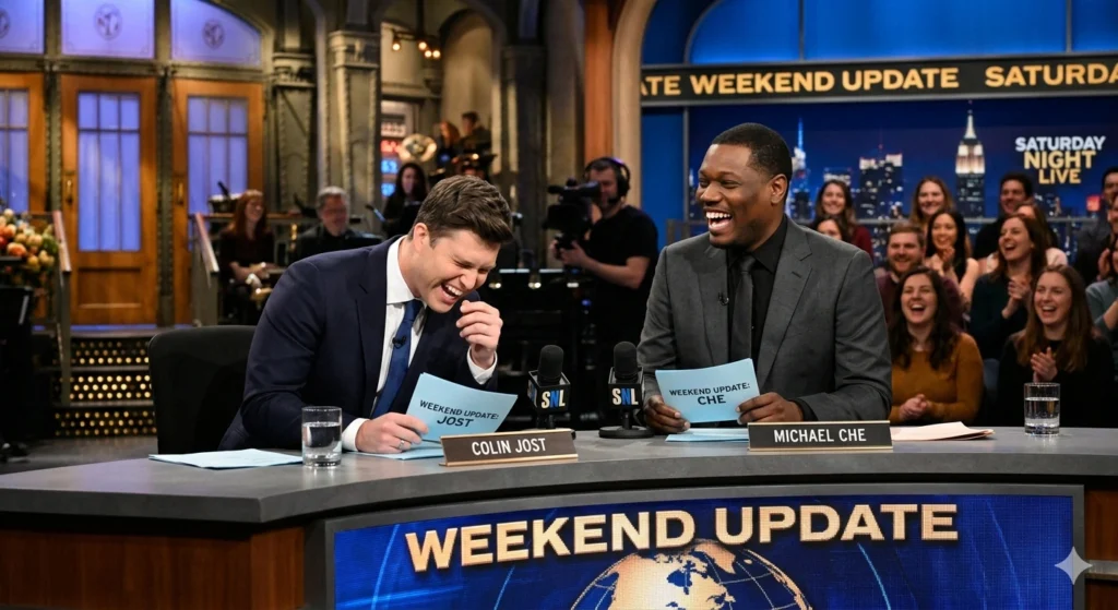 Colin Jost and Michael Che Friendship