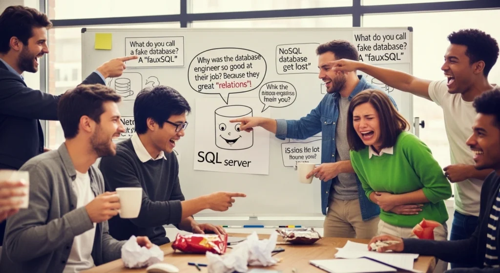 Database Puns One Liners
