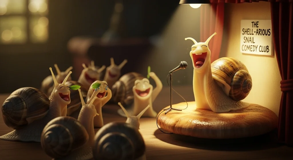 Snail joke What did you do that for