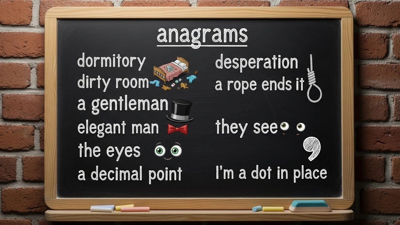 anagrams puns