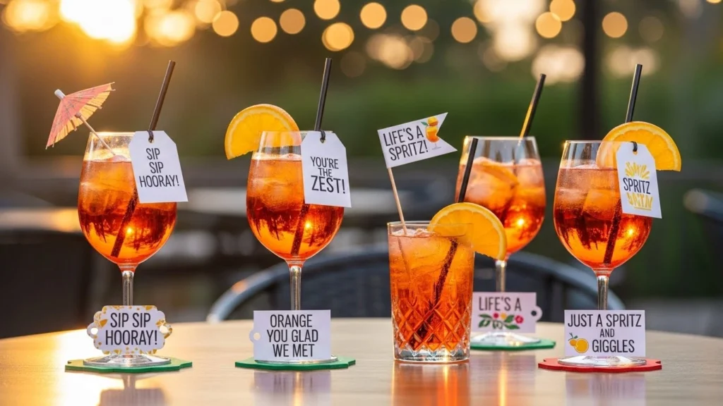 aperol spritz puns