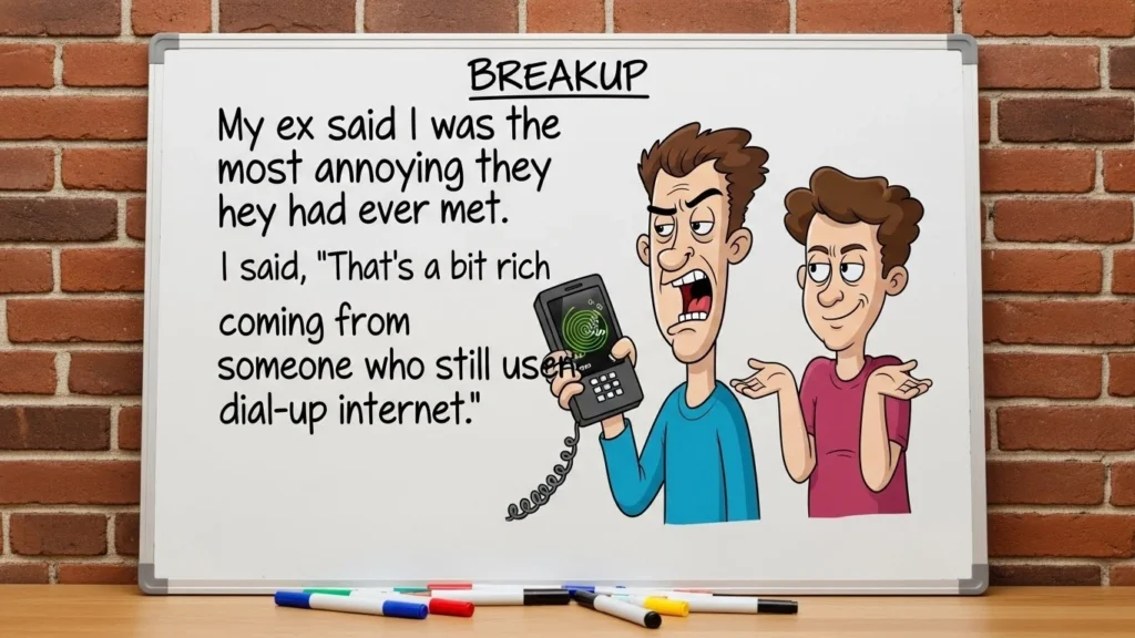 breakup jokes