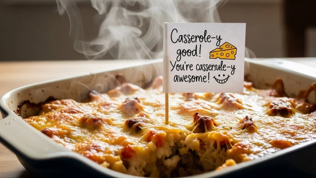 casserole puns