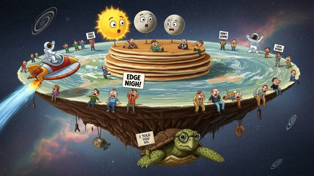 earth is flat jokes