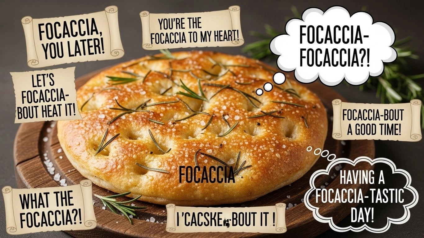 focaccia puns