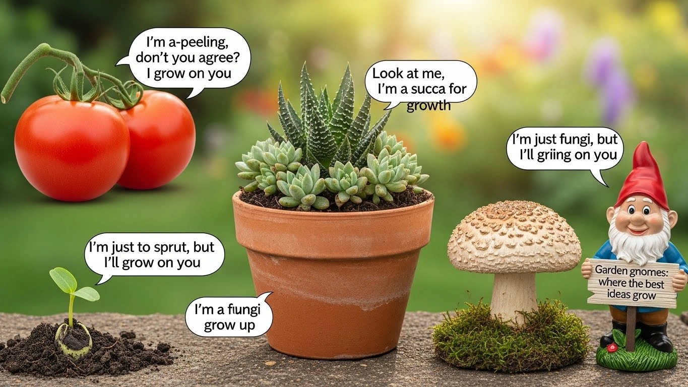 grow puns