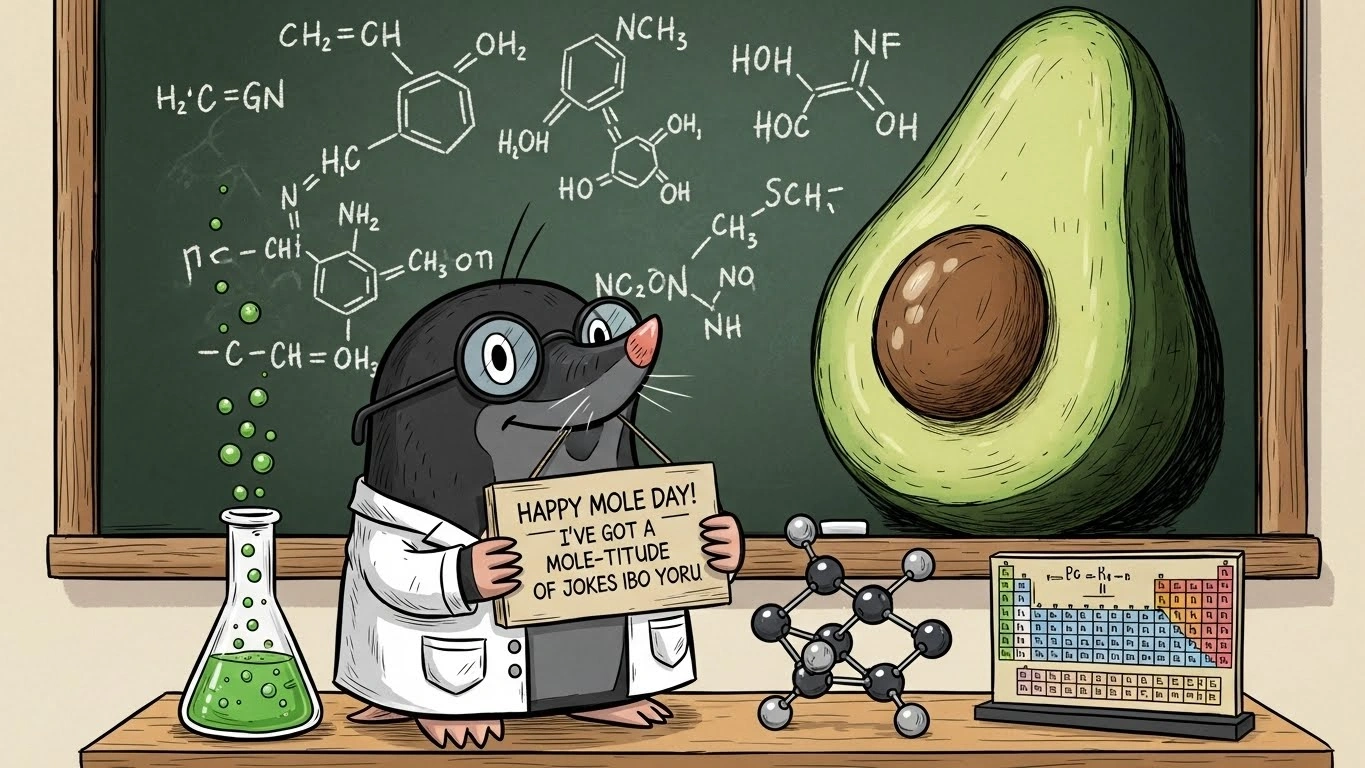 mole day puns