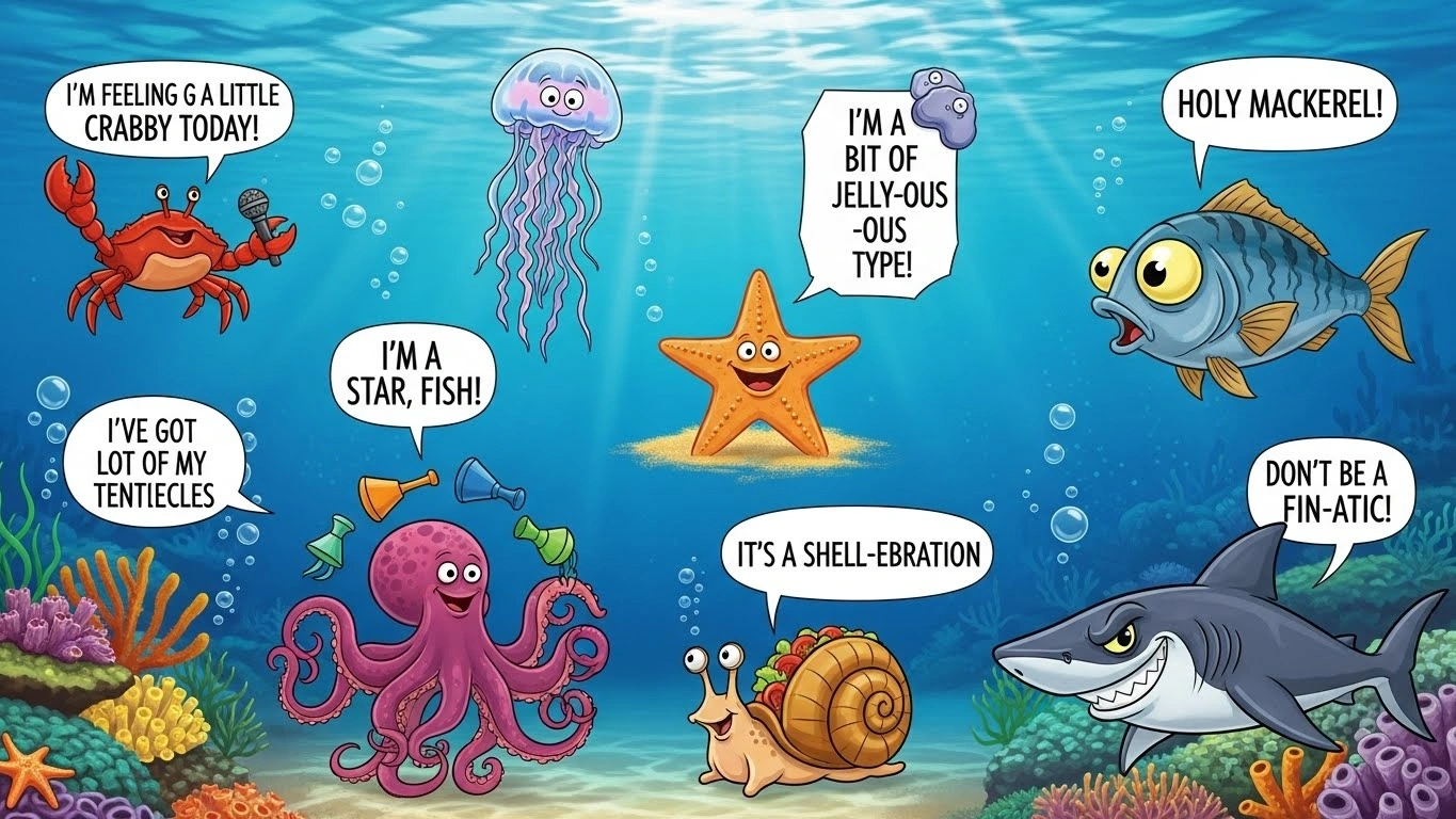 sea creature puns