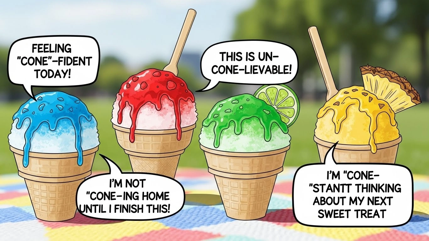 snow cone puns