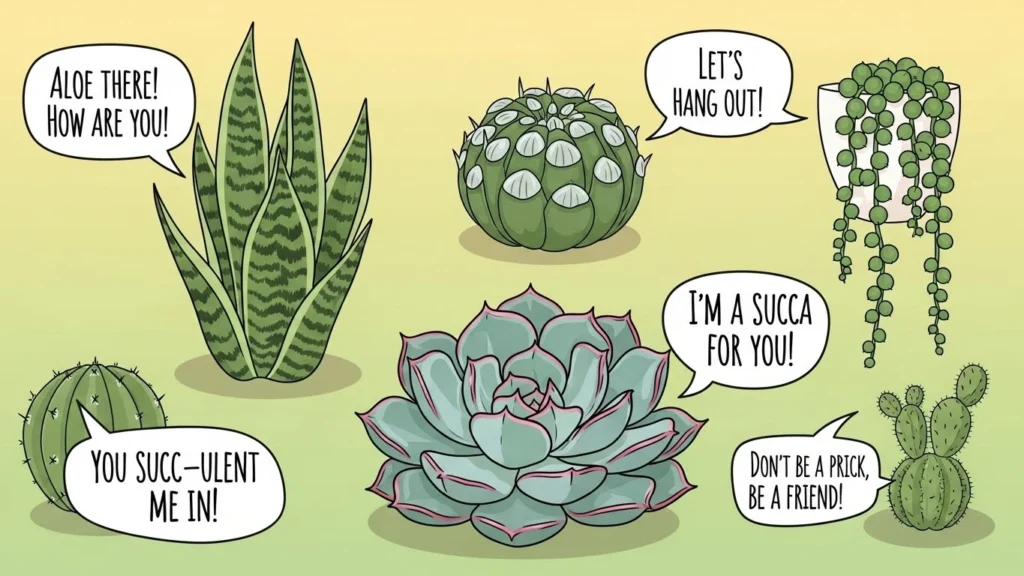 succulent plant puns