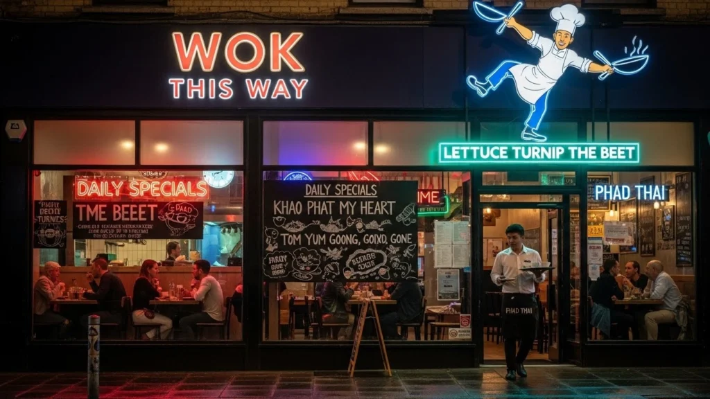 thai restaurant puns