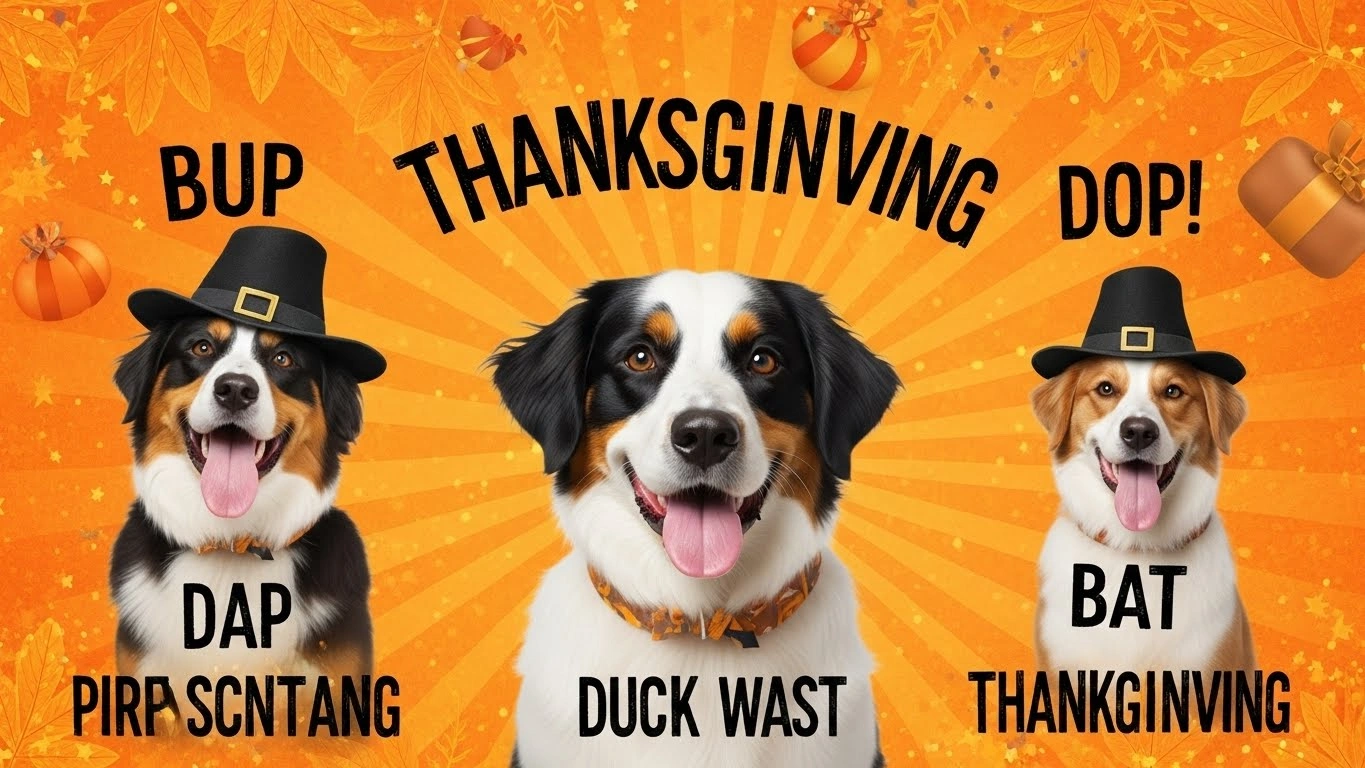 thanksgiving dog puns